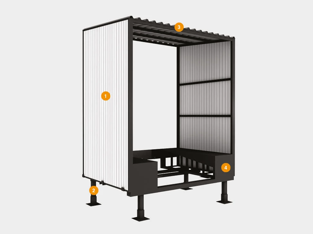 Тамбур перегрузочный стандартной серии DHOUS